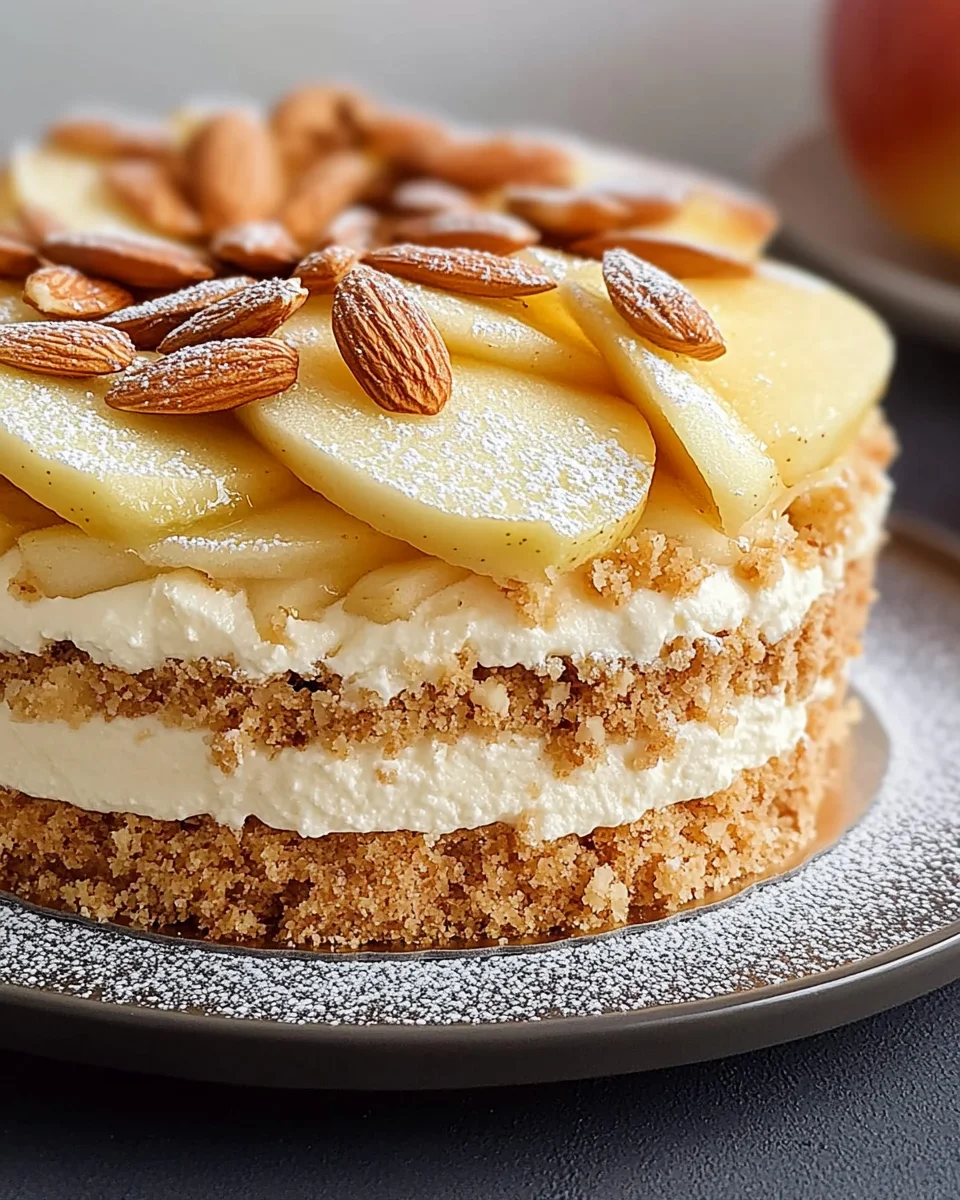 Apfel-Mascarpone-Torte mit Mandelboden 20 Apfel-Mascarpone-Torte