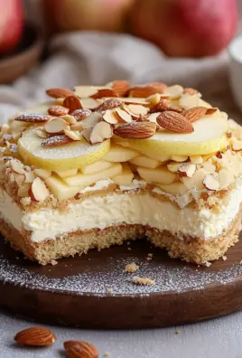 Apfel-Mascarpone-Torte mit Mandelboden
