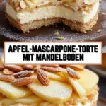 Apfel-Mascarpone-Torte mit Mandelboden 19 Pinterest Hidden Image