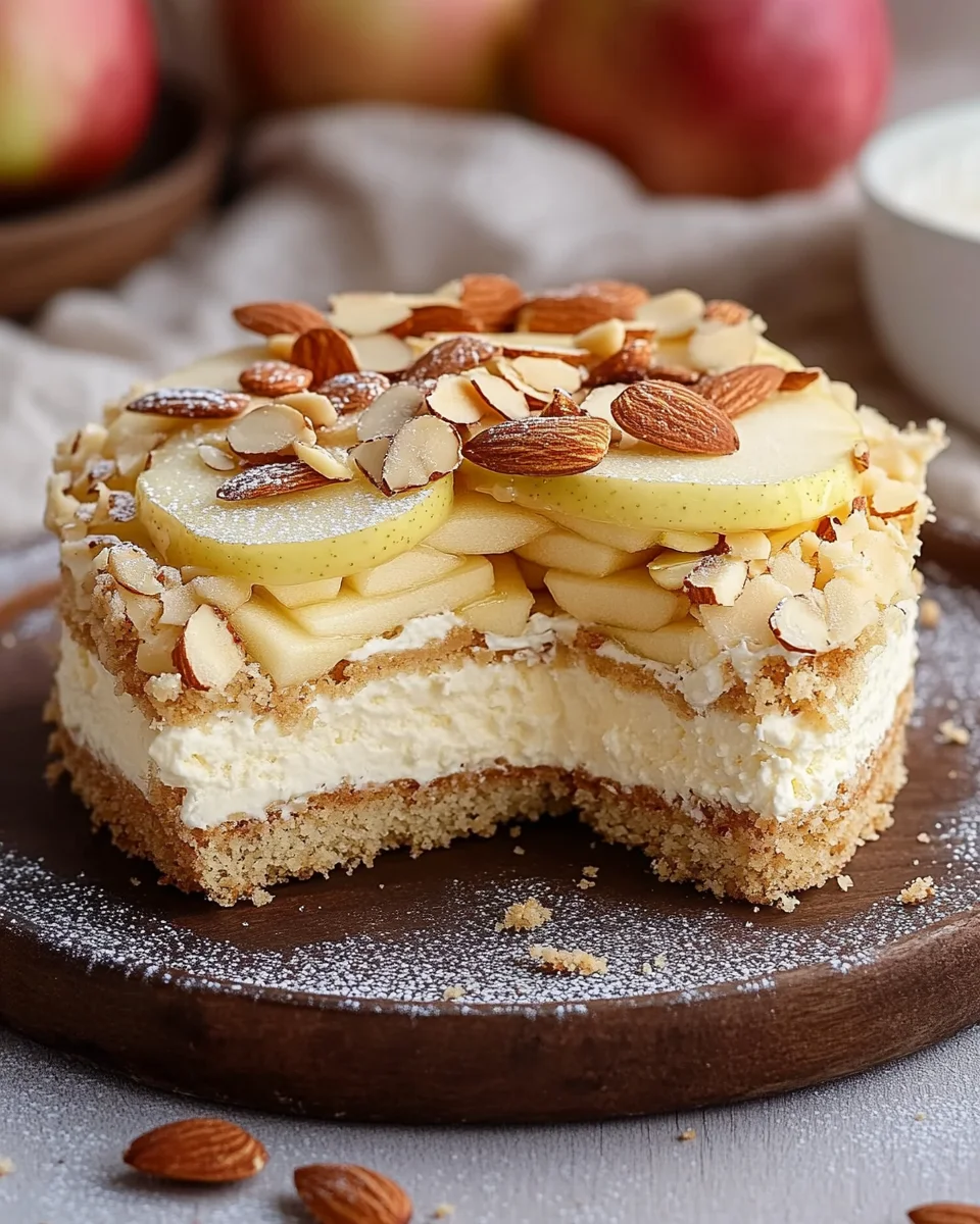 Apfel-Mascarpone-Torte mit Mandelboden 22 Apfel-Mascarpone-Torte mit Mandelboden
