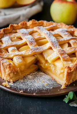 Bester gedeckter Apfelkuchen
