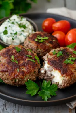 Bifteki – Griechische Frikadellen gefüllt mit Schafskäse 28 Bifteki – Griechische Frikadellen gefüllt mit Schafskäse