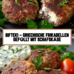 Bifteki – Griechische Frikadellen gefüllt mit Schafskäse 16 Pinterest Hidden Image