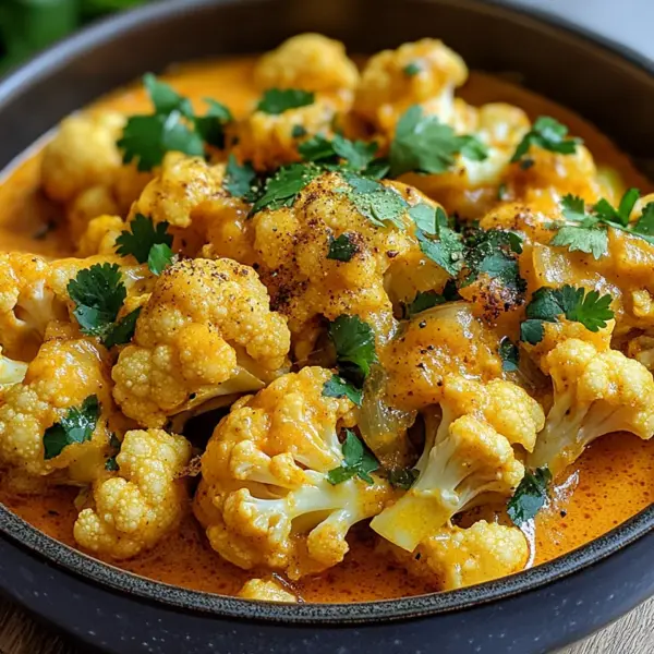 Blumenkohl Curry aus dem Backofen