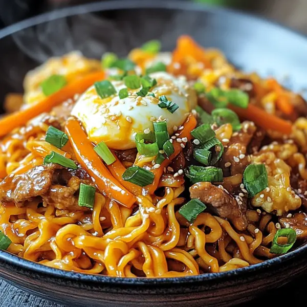 Chinesische Bratnudeln mit Ei