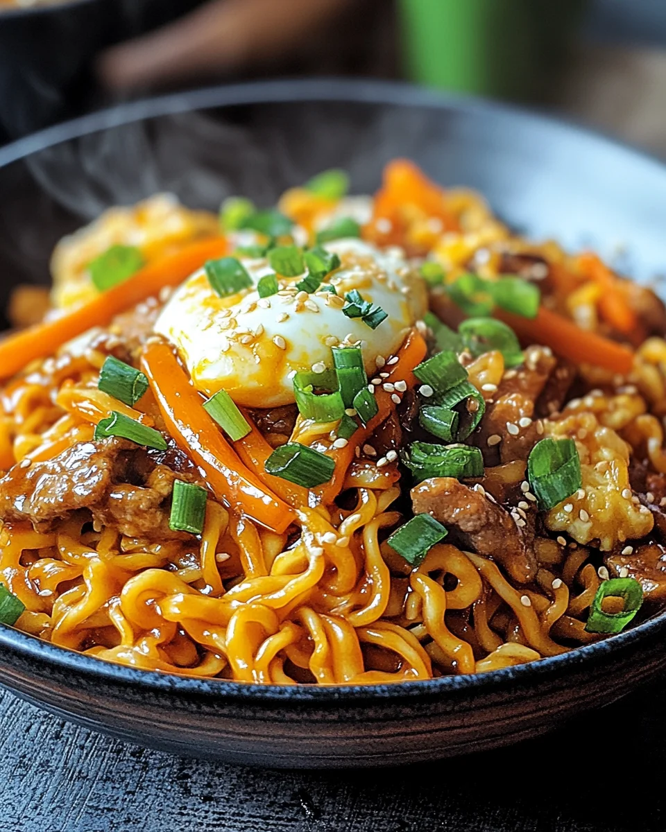 Chinesische Bratnudeln mit Ei