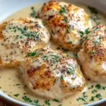Cremiges Parmesan-H&uuml;hnchen mit Frischk&auml;se
