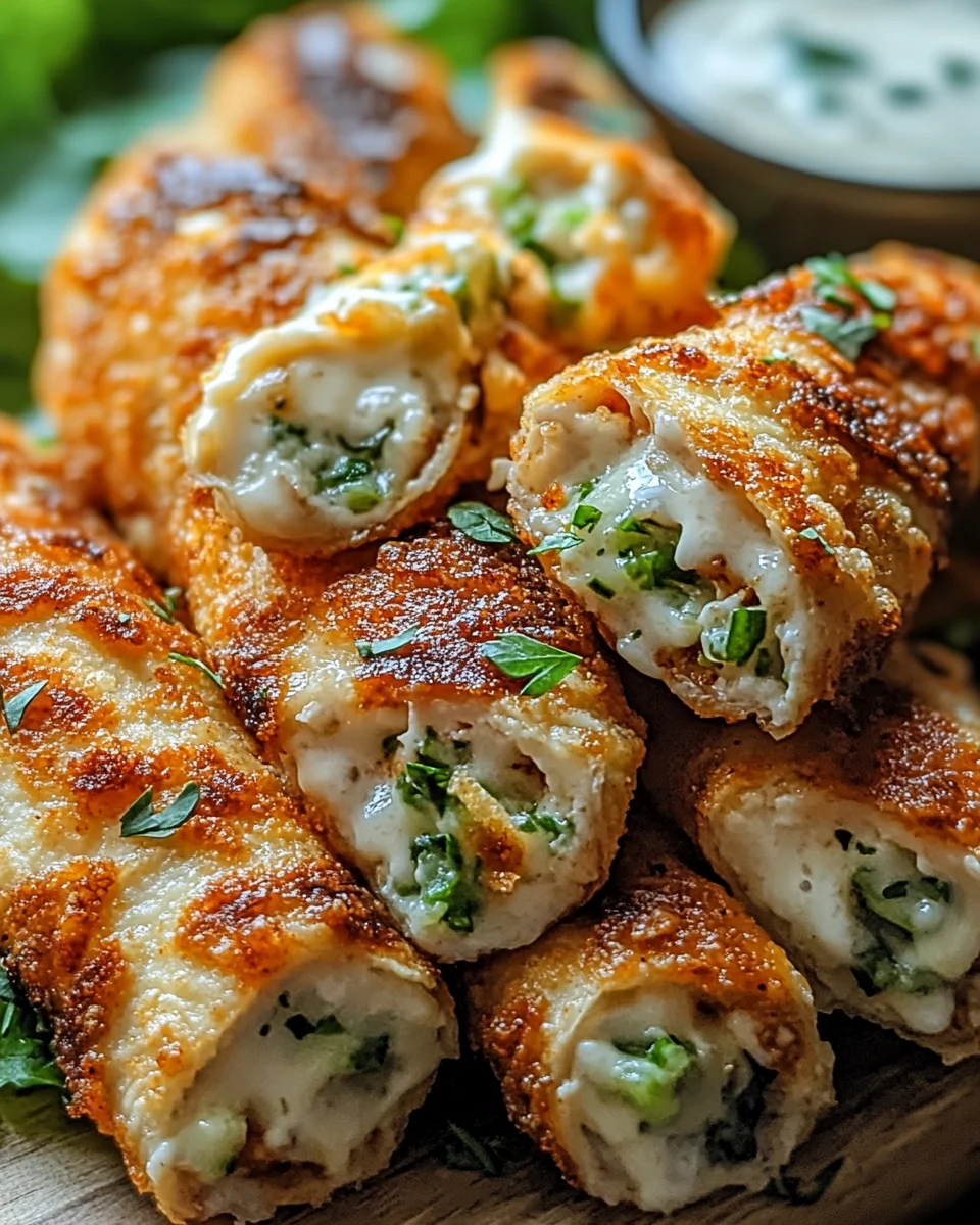 Crispy Cheesy Garlic Chicken Wraps 22 Crispy