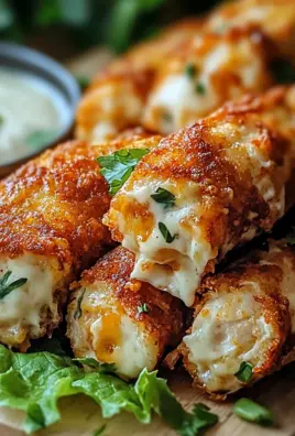 Crispy Cheesy Garlic Chicken Wraps