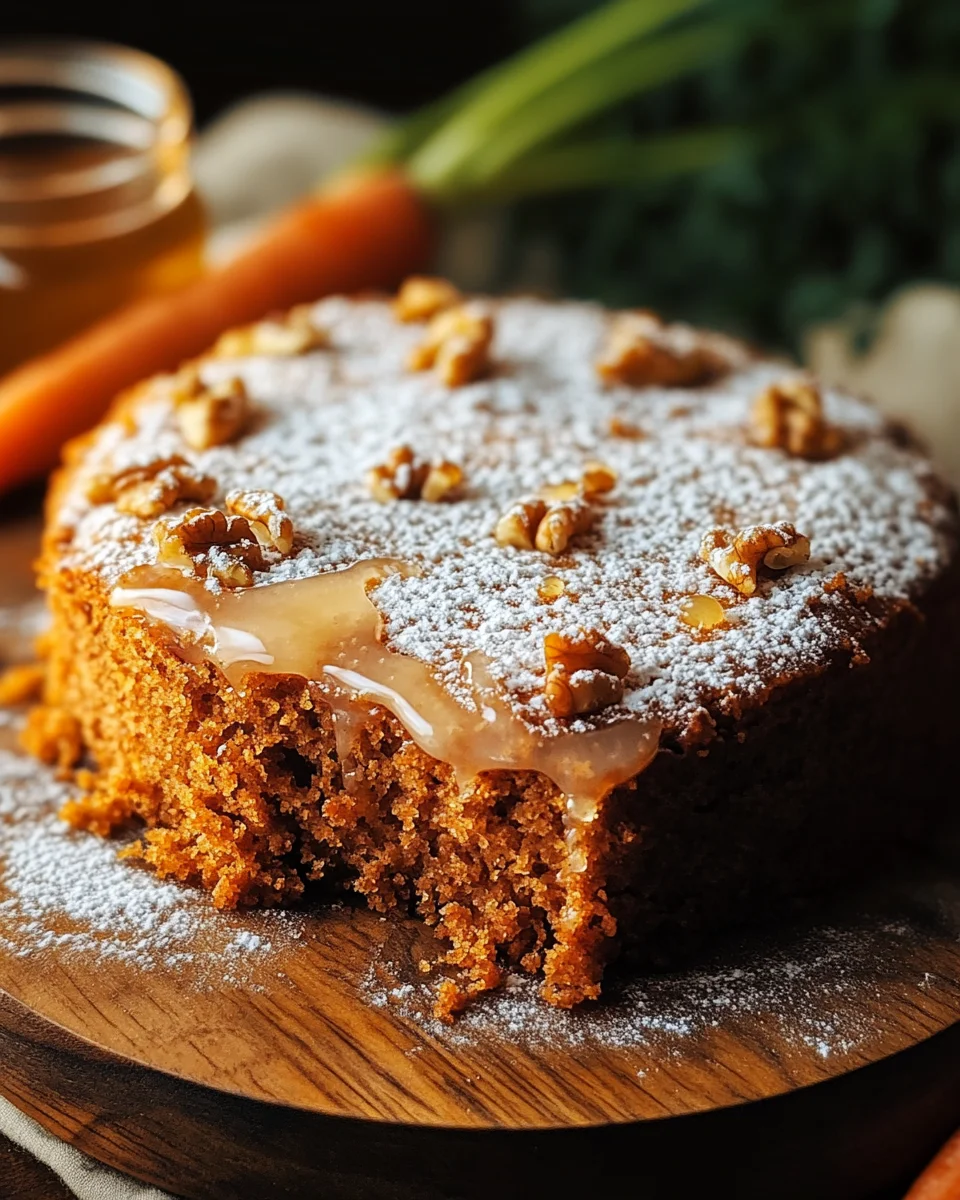 Einfacher Mehlfreier Haferflocken Karottenkuchen 18 Einfacher