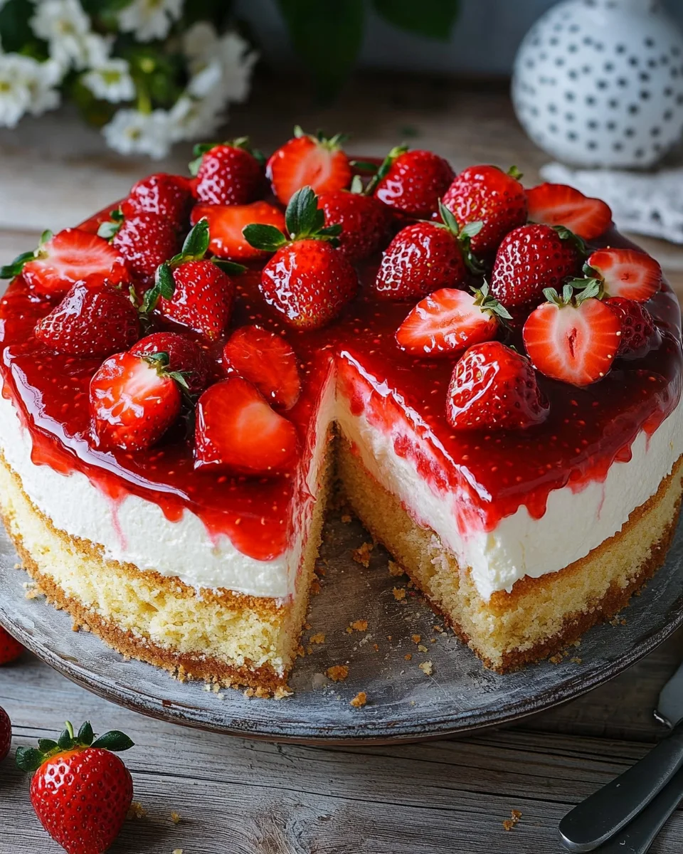 Erdbeertorte