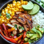 Fajita-Huhn-Burrito-Sch&uuml;ssel