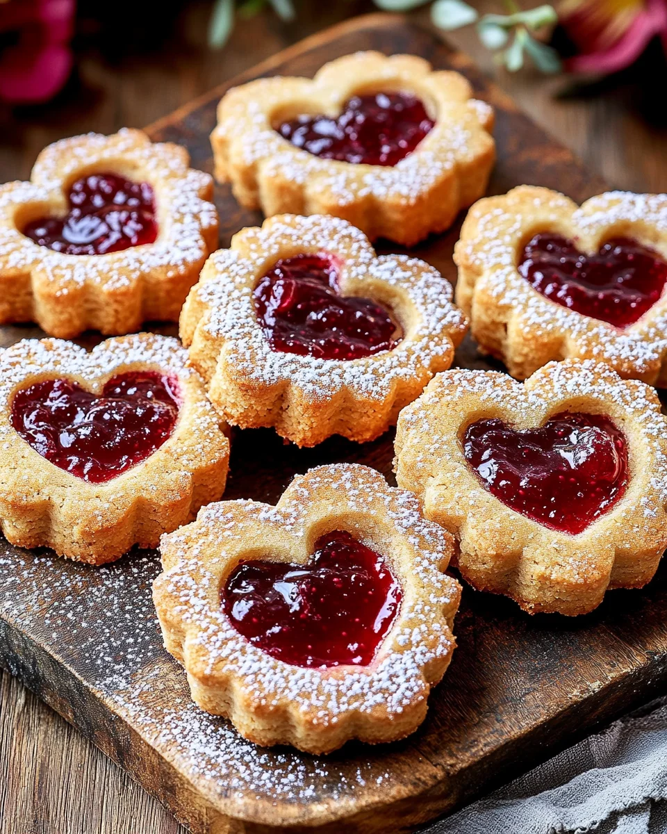 Feine Linzer-Plätzchen mit Marmelade 19 Feine