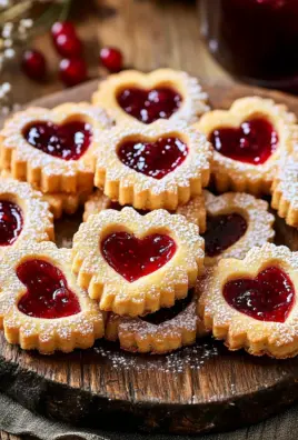 Feine Linzer-Plätzchen mit Marmelade