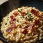 Franz&ouml;sisches Zwiebel und Speck Risotto