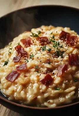 Französisches Zwiebel und Speck Risotto 22 Französisches Zwiebel und Speck Risotto