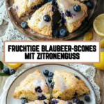 Fruchtige Blaubeer-Scones mit Zitronenguss 20 Pinterest Hidden Image