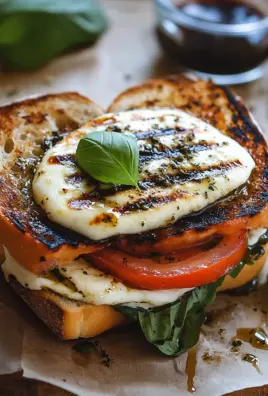 Gegrilltes Mozzarella-Sandwich 20 Gegrilltes Mozzarella-Sandwich