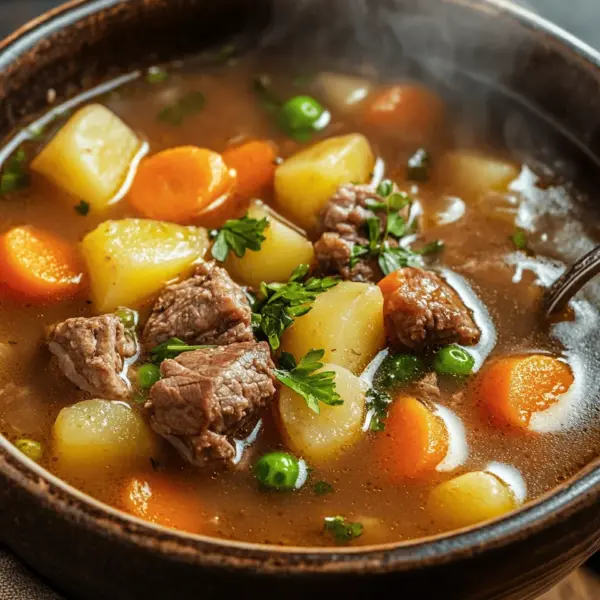 Gemüse Rindfleisch Suppe