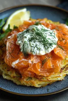 Großer Rösti mit Frischkäse und Lachs 26 Großer Rösti mit Frischkäse und Lachs