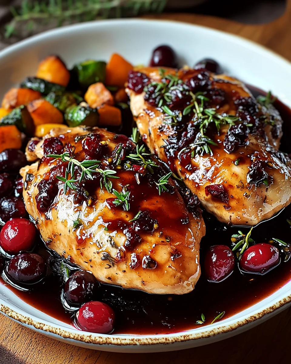 Hähnchen mit Preiselbeer-Balsamico-Glasur 23 Hähnchen mit Preiselbeer-Balsamico-Glasur