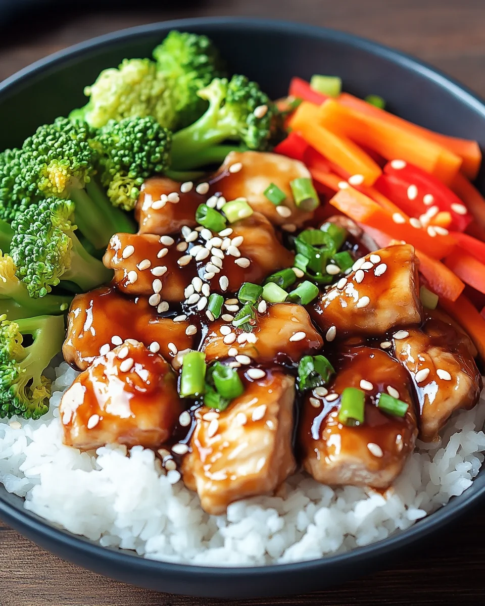 Hähnchen-Teriyaki mit Brokkoli und Reis 26 Hähnchen-Teriyaki