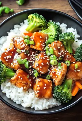 Hähnchen-Teriyaki mit Brokkoli und Reis 22 Hähnchen-Teriyaki mit Brokkoli und Reis