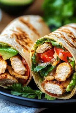 Hähnchen-Wraps mit Blitzsoße 26 Hähnchen-Wraps mit Blitzsoße
