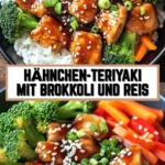 Hähnchen-Teriyaki mit Brokkoli und Reis 25 Pinterest Hidden Image