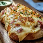 Handbrot mit Schinken und K&auml;se