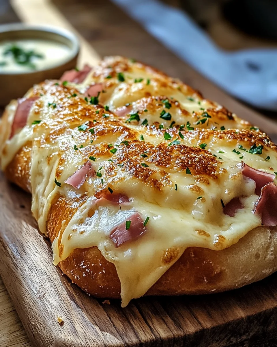 Handbrot mit Schinken und Käse 23 Handbrot mit Schinken und Käse