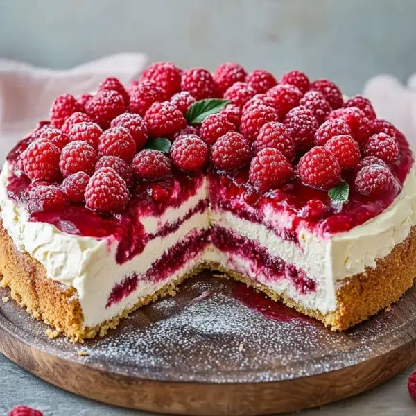 Himbeer-Frischkäse-Mascarpone-Torte