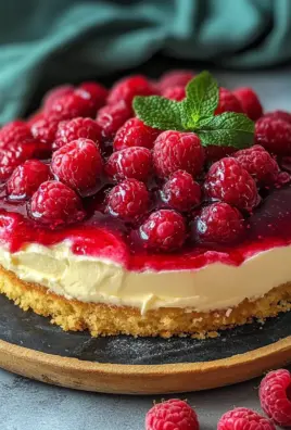 Himbeer mit Schmandcreme