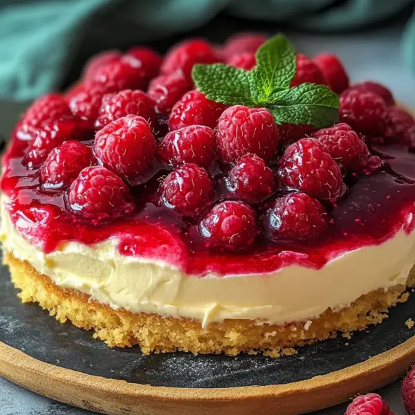 Himbeer mit Schmandcreme