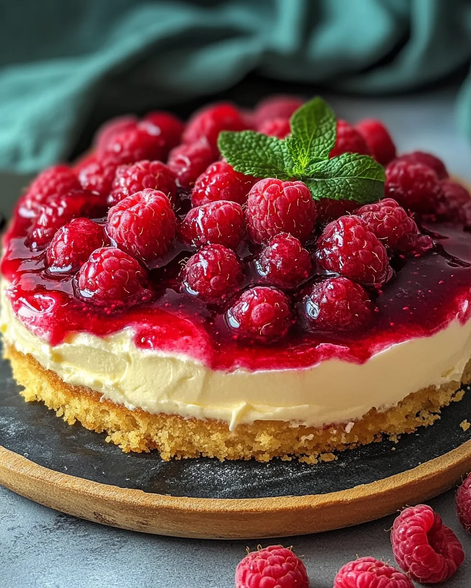 Himbeer mit Schmandcreme 21 Himbeer mit Schmandcreme