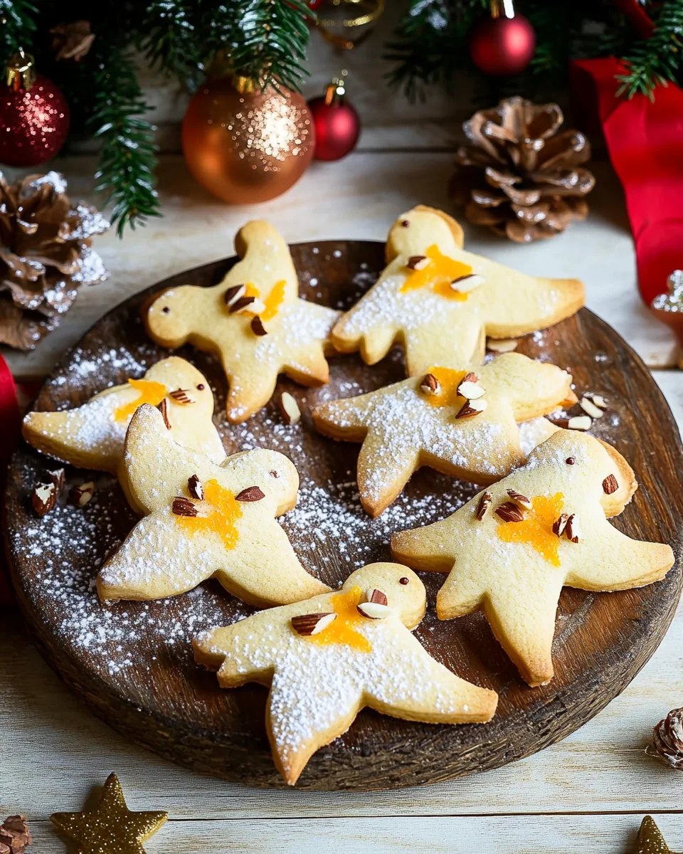 Himmelsboten oder mürbe Orangen-Plätzchen 19 Himmelsboten