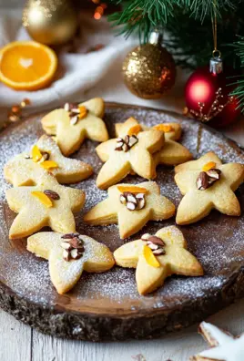 Himmelsboten oder mürbe Orangen-Plätzchen