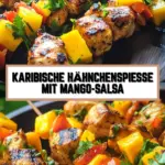 Karibische Hähnchenspieße mit Mango-Salsa 16 Pinterest Hidden Image