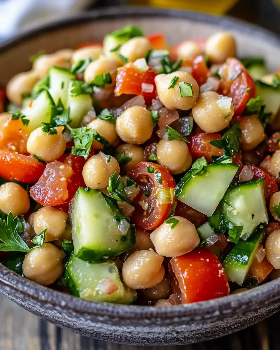 Kichererbsensalat 20 Kichererbsensalat