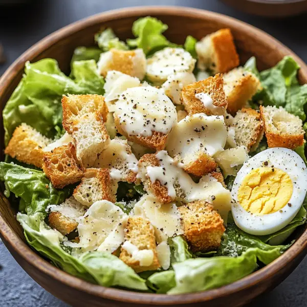 Knuspriger Caesar-Salat