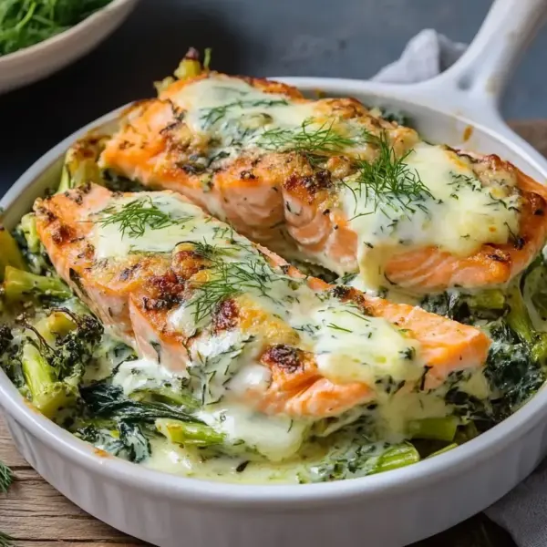 Lachs-Spitzkohl-Auflauf