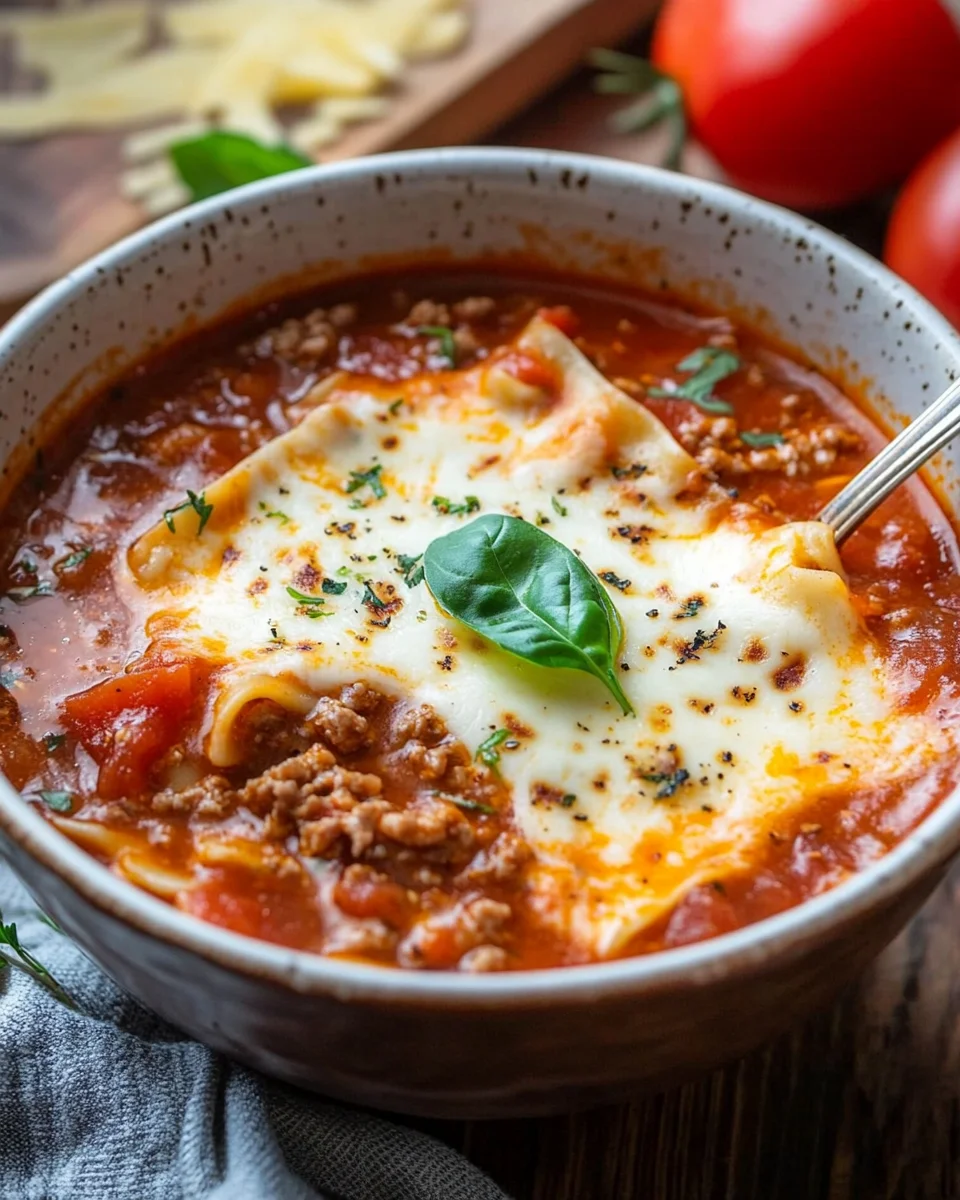 Lasagnesuppe 21 Lasagnesuppe