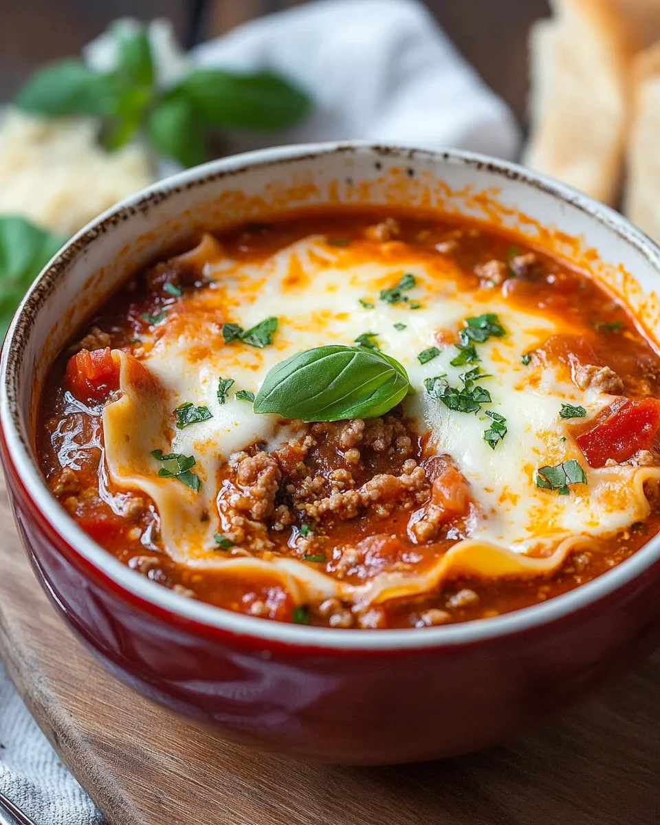 Lasagnesuppe 23 Lasagnesuppe
