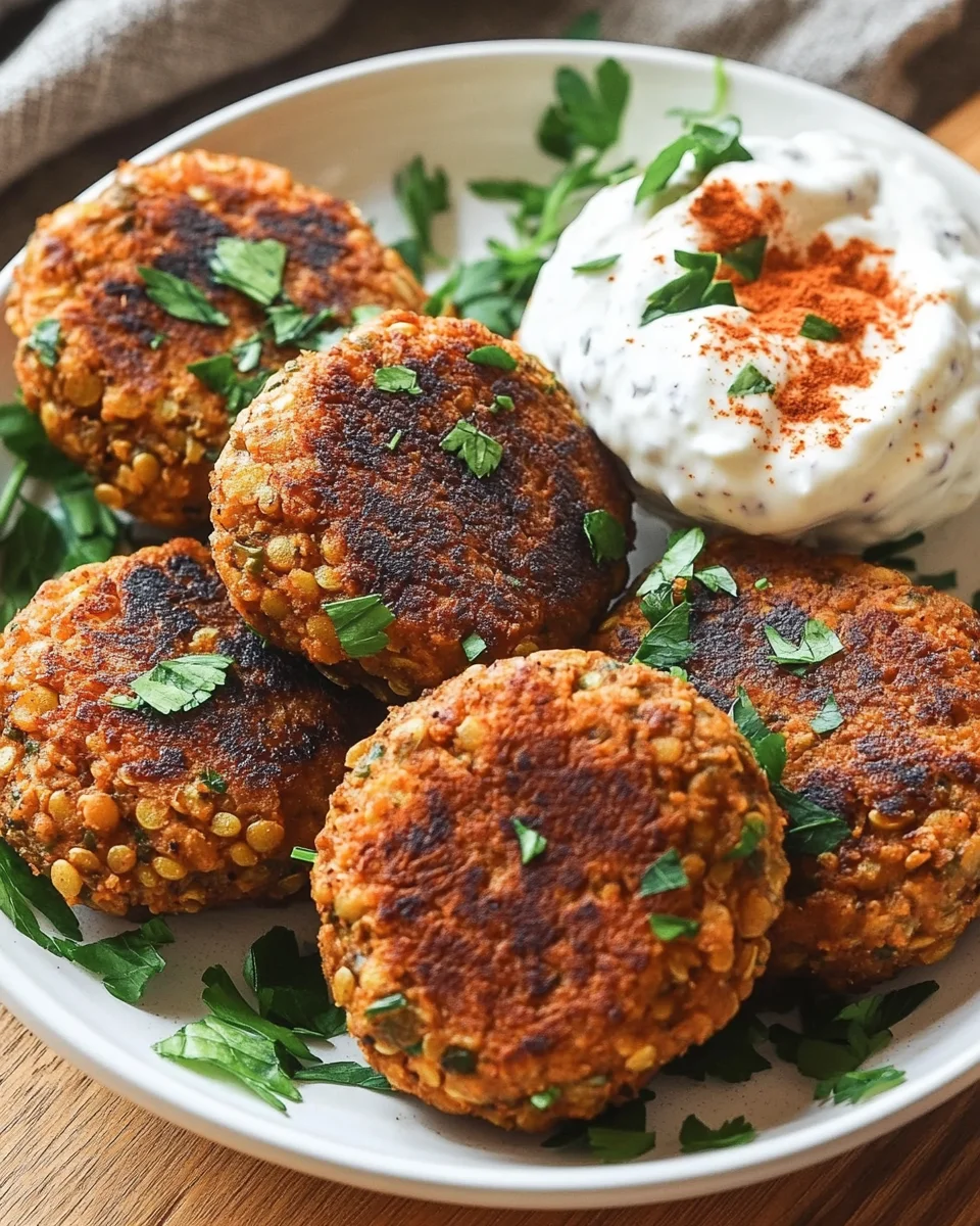 Linsen-Frikadellen – Vegetarisch 22 Linsen-Frikadellen
