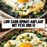 Low Carb Spinat-Auflauf mit Feta und Ei 14 Pinterest Hidden Image
