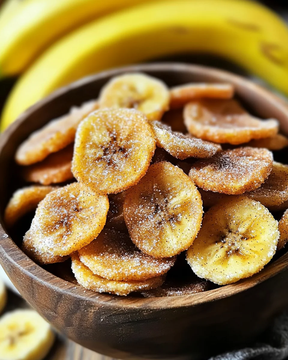 Luftfritteuse Zimt Bananen