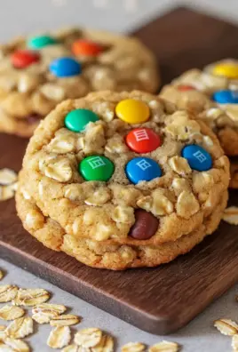 M&M-Cookies mit Haferflocken 25 M&M-Cookies mit Haferflocken