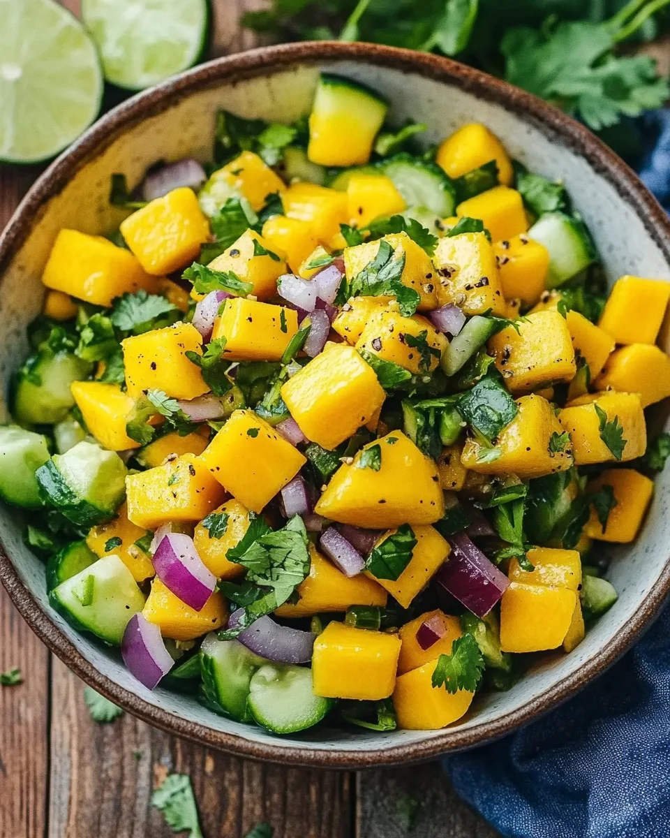 Mango-Gurken-Salat Rezept