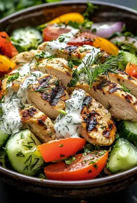 Mediterrane Köstlichkeit Tzatziki Hähnchensalat 26 Mediterrane Köstlichkeit Tzatziki Hähnchensalat