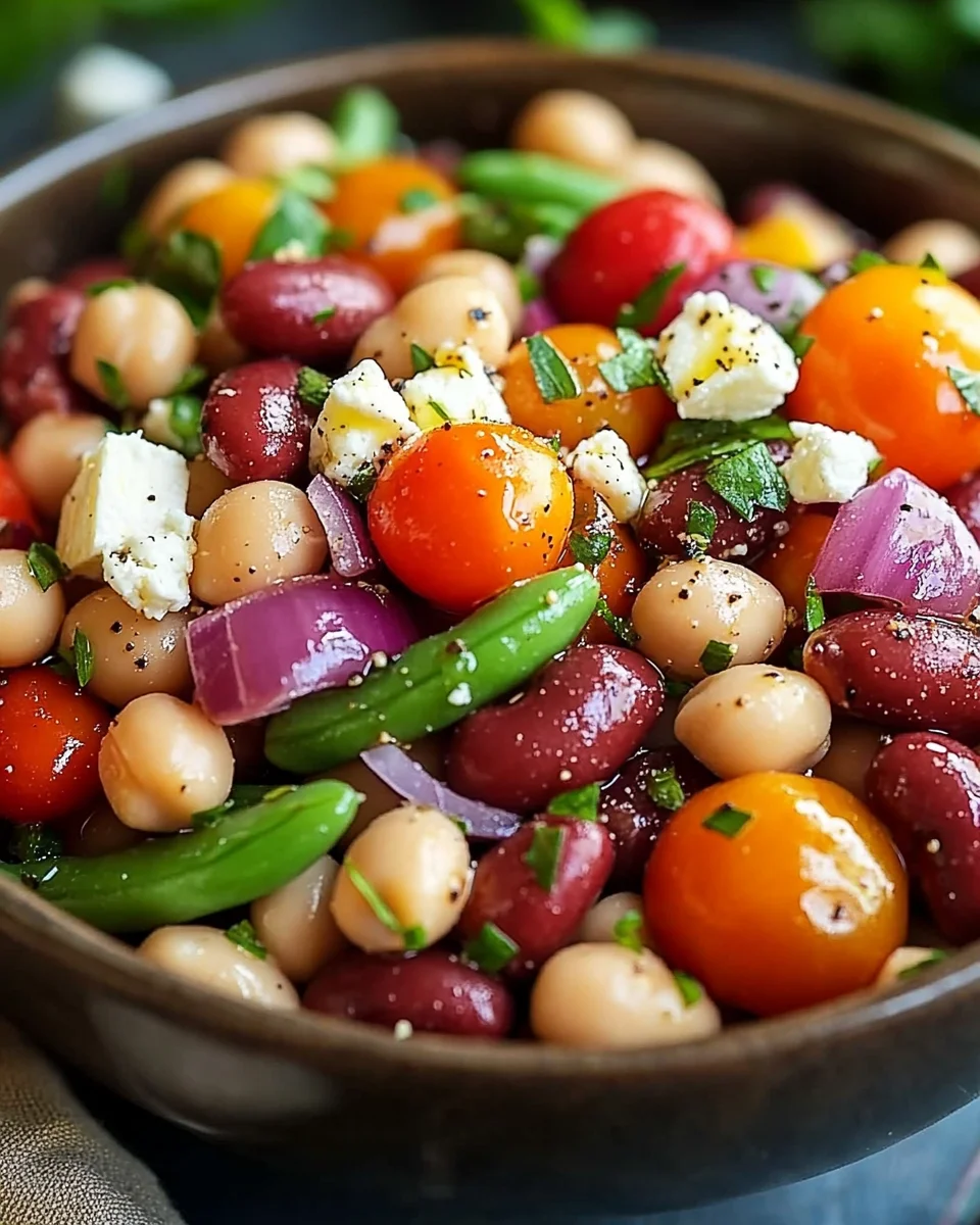 Mediterraner Bohnensalat 20 Mediterraner